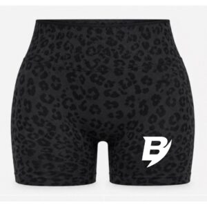 Short Sleeve 7 inch Btc perf Black Leopard