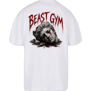 T-shirt Oversize – Bloody Beast – White